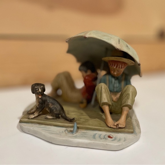 Norman Rockwell "A Fisherman's Paradise" 1954 - Picture 8 of 14